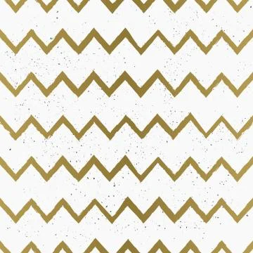 Hand Drawn Chevron Seamless Pattern Stock Illustration