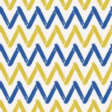 Hand Drawn Chevron Seamless Pattern Stock Illustration