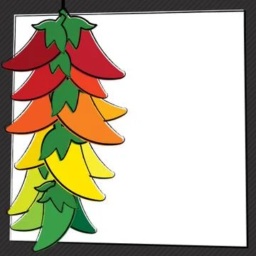 Hand Drawn Chili Pepper in vector format. Stock Illustration