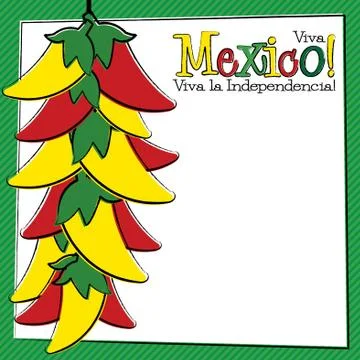 Hand Drawn Chili Pepper in vector format. Stock Illustration