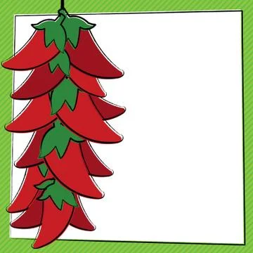 Hand Drawn Chili Pepper in vector format. Stock Illustration