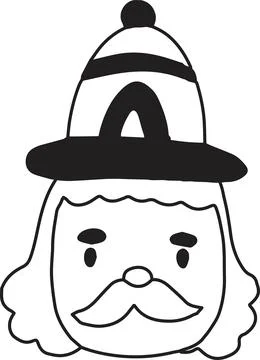 Hand Drawn Christmas Nutcracker guard illustration Illustrazione stock