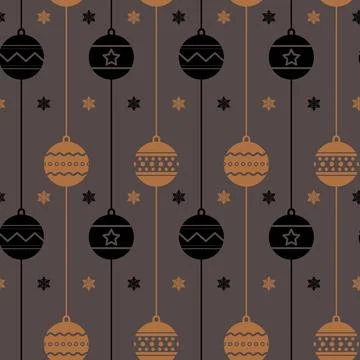 Hand drawn christmas pattern design background. Vector. Illustrazione stock