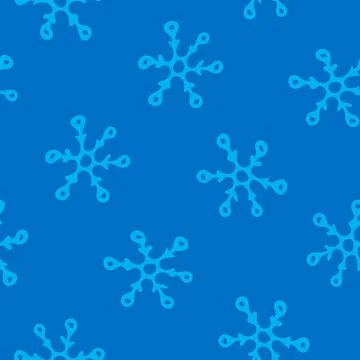 Hand Drawn Christmas Seamless Pattern. Winter Background. Stock Illustration