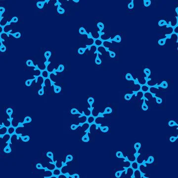 Hand Drawn Christmas Seamless Pattern. Winter Background. Stock Illustration