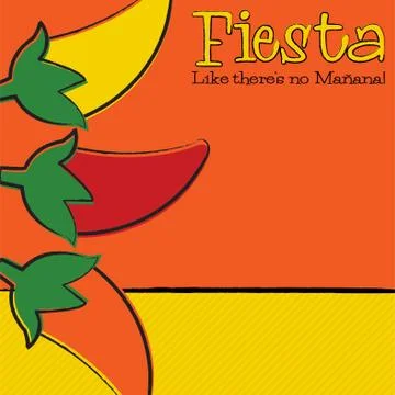 Hand Drawn Cinco de Mayo Chili Pepper in vector format. Stock Illustration