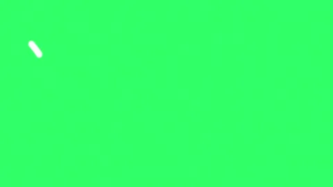 Hand Drawn Circle Highlight Animation Green Screen White Doodle Line Motion 스톡 동영상 344804358