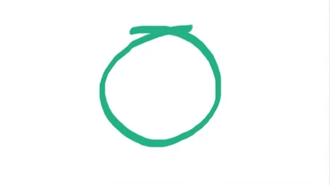 Hand Drawn Circle Highlight Emphasis Animated Symbol Stock Footage 330582794