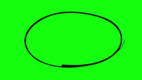 Hand drawn circle pack 33 Stock Footage 221692872