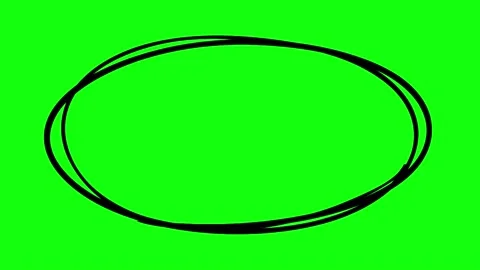 Hand drawn circle pack 34 Stock Footage 221692898