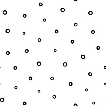 Hand drawn circle pattern Stock Illustration