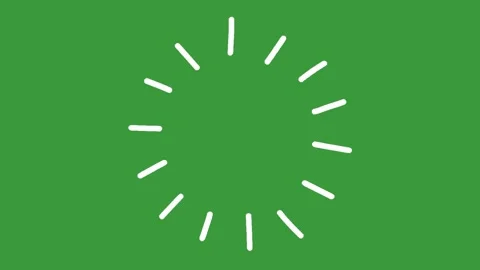Hand Drawn Circular Speed Lines Blast Overlay Animation on Green Screen Stock Footage 339335161