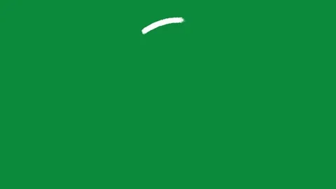 Hand Drawn Circular Swirl Animation Green Screen White Doodle Vortex Motion  Видео 334608490