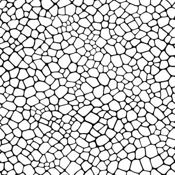 Hand drawn cobblestone seamless pattern. Simple stones backdrop Stockillustratie