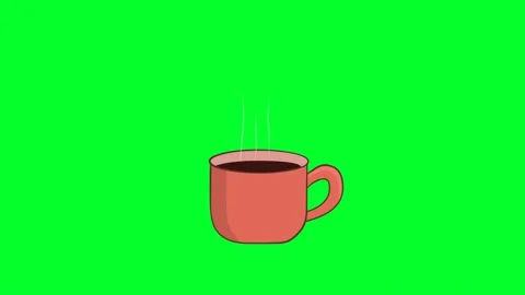 Hand drawn coffee animation in 4k Stock Footage