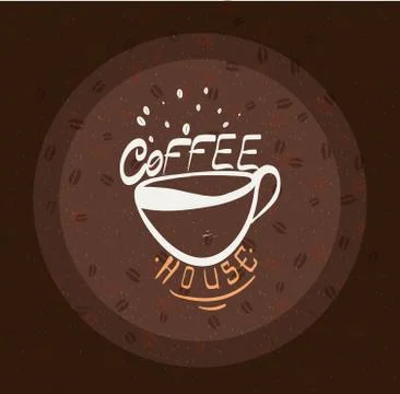 Hand drawn coffee cup Stock Illustration
