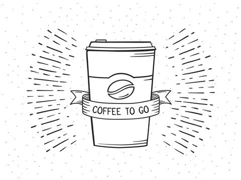 Hand Drawn Coffee Cup Stock Illustration