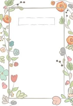 Hand drawn collection of romantic invitations. Wedding, marriage, bridal, bir Stock Illustration