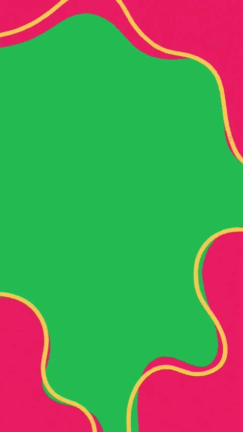 Hand Drawn Colorful Vertical Frame Animation Green Screen Multicolored Doodle  Vídeo Stock 334579755