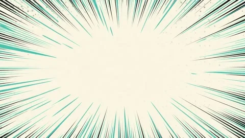 Hand drawn comic burst frame with empty center for text overlay, seamless l.. 库存影片 342044989