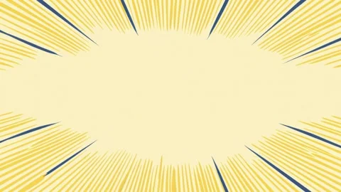 Hand drawn comic burst frame with empty center for text overlay, seamless l.. Stock Footage 342044990