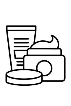 Hand Drawn Computer Technology Vector Line Art Illustration Иллюстрация
