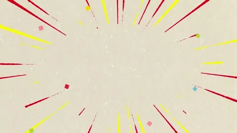 Hand drawn confetti speed lines: beige 動画素材 310496440
