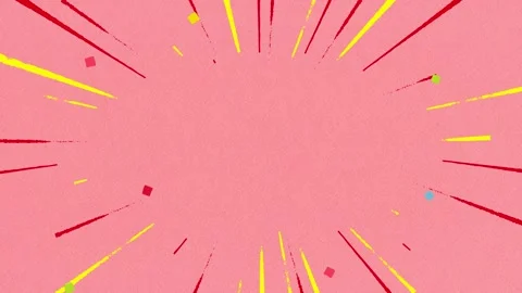 Hand drawn confetti speed lines: pink 動画素材 310496530