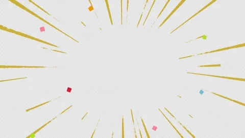 Hand drawn confetti speed lines on alpha channel 動画素材 310497124