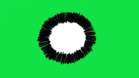 Hand Drawn Crayon Scribble Transition. Abstract Crayon Brush Animated Overlay Stock Footage 343394318