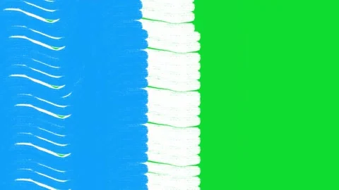 Hand Drawn Crayon Scribble Transition. Abstract Crayon Brush Animated Overlay Stock Footage 343394722