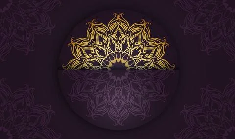 Hand drawn creative unique gradient luxury color mandala art  background Иллюстрация