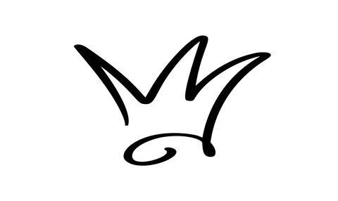 Hand drawn crown icon. Simple Vector Illustration for Design Projects Stock Illustration
