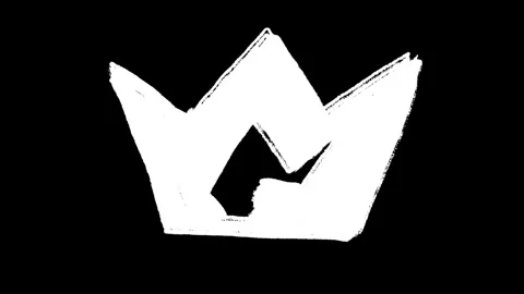Hand drawn crown shape in sketch doodle style. Stock Footage 282711319