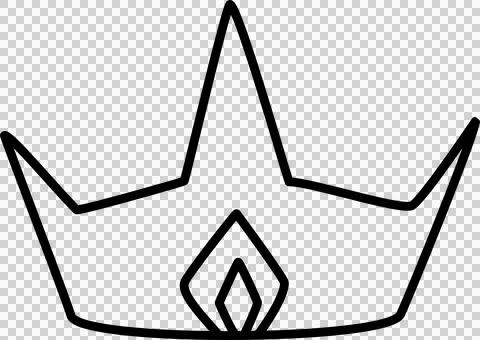 Hand drawn crowns set Illustrazione stock