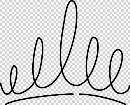 Hand drawn crowns set Ilustração Stock