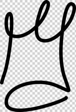 Hand drawn crowns set Stock-Illustration