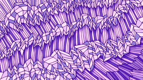 Hand drawn crystalline structure background animation. Vertical movement. Stock Footage 49220900