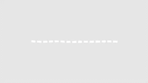 Hand Drawn Dashed Line Animation on Transparent Background Video stock 337397584