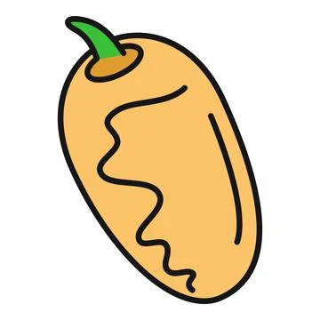 Hand drawn date fruit doodle vector illustration Stock Illustration