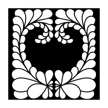 Hand drawn Decorative element for greeting card design, poster. Stock Illustration