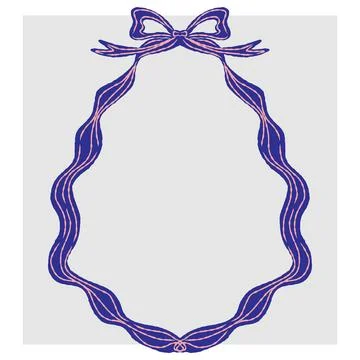 Hand-drawn decorative frame in doodle sketch style. Vector illustration with  스톡 일러스트