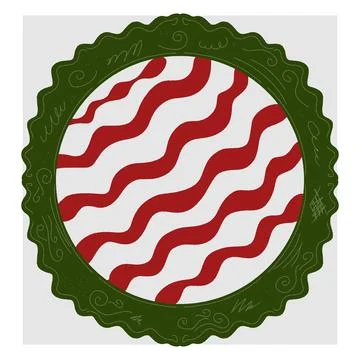 Hand-drawn decorative frame in doodle sketch style. Vector illustration with  스톡 일러스트