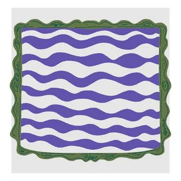 Hand-drawn decorative frame in doodle sketch style. Vector illustration with  イラスト素材