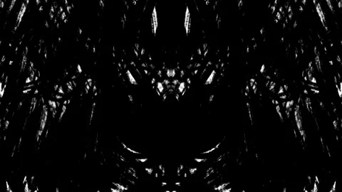 Hand Drawn Dense Grunge Noise Overlay - Symmetrical Abstract Texture Stock Footage 331877976