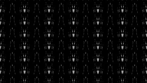 Hand Drawn Dense Vertical Symmetry Grunge Overlay - Repeating Ink Scratch Stock Footage 331885189