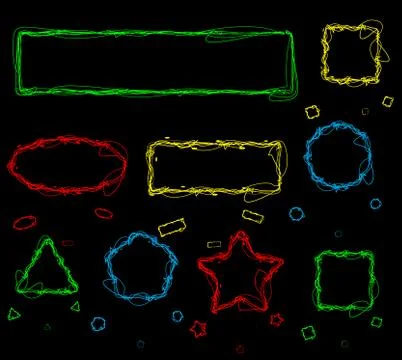 Hand-drawn design elements collection Stock Illustration