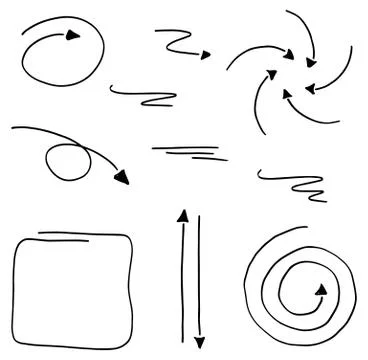 Hand drawn design infographic elements Stock Illustration