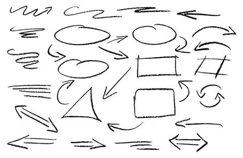 Hand drawn design infographic elements イラスト素材