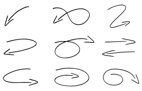 Hand drawn design infographic elements イラスト素材